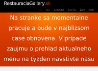Webová stránka Reštaurácia Gallery