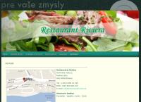 Webová stránka Restaurant Riviera