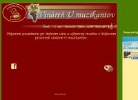 Webová stránka Vináren u muzikantov