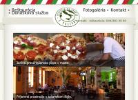 Webová stránka Pizzeria Da Andrea