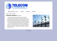 Webová stránka TELECOM CONSULT s.r.o.
