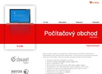 Webová stránka Počítačový Obchod