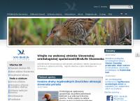Webová stránka Slovenská Ornitologická Spoločnosť/Birdlife Slovensko