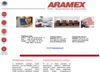 Webová stránka Aramex Cz S.r.o