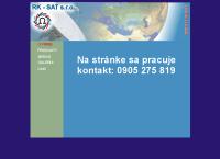 Webová stránka Rk - Sat, S.r.o.