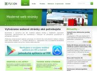 Webová stránka Fusion IS, s. r. o.