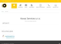 Webová stránka Kovacservices, s.r.o