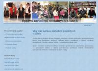 Webová stránka Správa zariadení sociálnych služieb