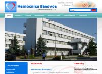 Webová stránka Nemocnica Bánovce 3. súkromná nemocnica s.r.o.