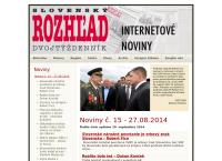 Webová stránka Slovenský rozhľad