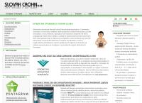 Webová stránka Slovak Crohn Club