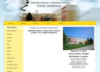 Webová stránka Základná škola s materskou školou Dolné Vestenice