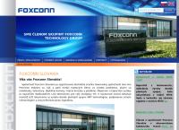 Webová stránka Foxconn Slovakia s r.o.