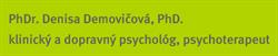 PhDr. Denisa Demovičová, PhD. klinická psychologička Trnava