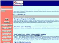 Webová stránka ČSB Český spolok Bratislava