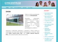 Webová stránka Gyncentrum Bratislava s.r.o.