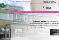 Webová stránka Univerzitná lekáreň, Farmaceutickej fakulty UK