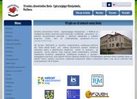 Webová stránka Stredná zdravotnícka škola Rožňava
