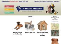 Webová stránka Veterinárna ambulancia ZVOLEN