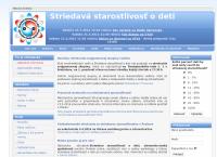 Webová stránka Striedavá starostlivosť o deti