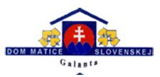 DMS Dom Matice slovenskej Galanta