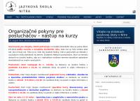 Webová stránka JŠ JAZYKOVÁ ŠKOLA