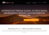 Webová stránka AutoHouse.sk s.r.o.