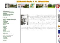 Webová stránka Základná škola J. C. Hronského
