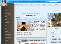 Webová stránka Spojená škola - Stredná odborná škola agrotechnická J.A.Gagarina