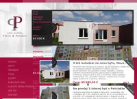 Webová stránka Pinter & Partners real estate s.r.o.