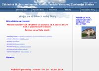 Webová stránka Základná škola s materskou školou Terézie Vansovej