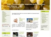 Webová stránka VVD - Vinohradnícko vinárske družstvo