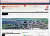Webová stránka Obecný úrad Trenčianska Turná