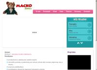 Webová stránka Macko Škôlkar
