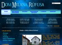 Webová stránka Dom Milana Rúfusa