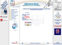 Webová stránka Základná Škola Bratislava