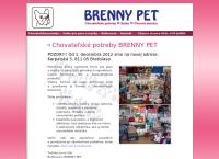 Webová stránka Brenny Pet