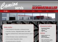 Webová stránka Camion servis s.r.o. Bratislava
