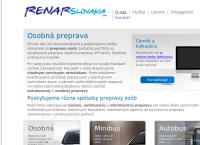 Webová stránka RENAR SLOVAKIA s.r.o.