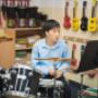 British International School, Bratislava - Secondary student playing drums