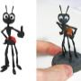3D vizualizácia vs. 3D tlačený objekt mravca