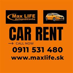 Max LIFE s.r.o. rent a car