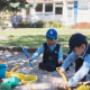 British International School, Bratislava - Primary students at playground