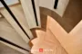 Lomenicové schody detail zatočenia v zrkadle