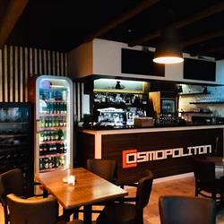 Cosmopolitan coffee and wine bar