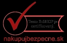 Máme certifikát bezpečného a overeného e-shopu