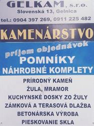 Kamenárstvo GELKAM,sro