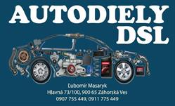 AUTODIELY-DSL - Ľubomír Masaryk ml.