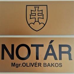 Notársky úrad Mgr. Olivér Bakos