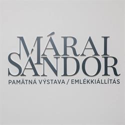 Pamätná výstava Sándora Máraia